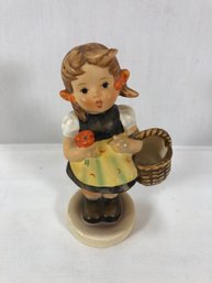 Hummel Sister 4.5' Figurine 98 West Germany Girl With Basket Sister