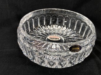 Large Heavy Beautiful Crystal Bowl, New In Box