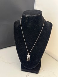 Sterling Pendent With Chain