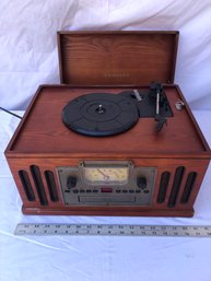 Crosley, Radio, DVD, Record Player, Radio Tested And Works, Lid Detached