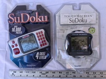 2 Sudoku Electronic Games, New In Packages