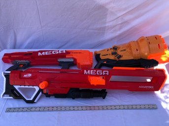 3  Very Large Nerf Guns, Thunderhawk, The Judge, Twin Shock, Untested