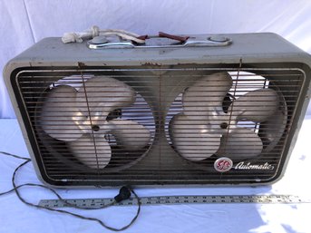 Vintage GE Automatic, Two Fan, Tested And Works