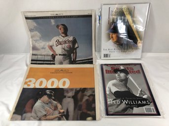 Sports Illustrated, Ted Williams, Commemorative Magazines, Cal Ripken Newspaper Inserts