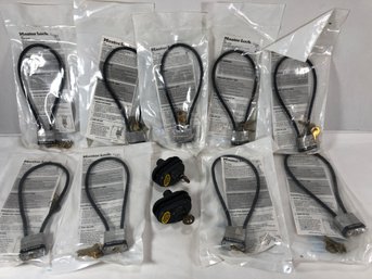 9 New Master Lock, Gun Locks In Packages, And Two Master Trigger Locks