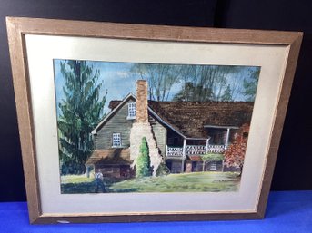 Original Watercolor, Painting In Great Shape, Signed Lower Right By Artist, Great Shape