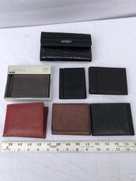 6 Mens Wallets, Small Purse, Some New