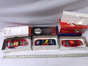 NASCAR, Collectible Cars, Jurassic Park, Tasmanian, Devil, Kelloggs. See Pics. Boxes Have Wear.