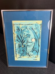 Marc Chagall, Lithograph Signed Lower, Right