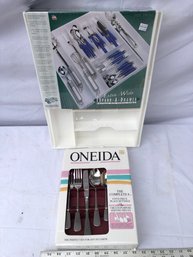 Oneida, Stainless Utensils And Extra Wide Expand A Drawer Utensil Holder Both New In Boxes