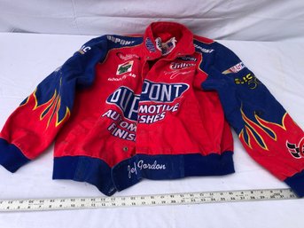 NASCAR Jacket, Worn Areas, Staining, Needs Cleaning, Size, Unknown