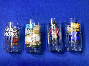 18 Burger King Collectors Glasses, Never Used Wrapped And Put Away Since 1983