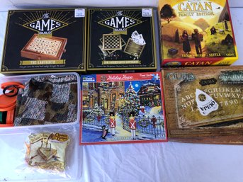 Lot Of Games, Puzzle, Checkers, Chess, Peg Game, See Pics