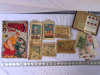 Vintage Stamps, Travel Decals, Comic Book