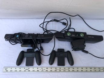 2 Xbox 360 Connect Items And Two Switch Holders, Untested