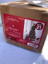 3 Foot Alberta Spruce Lit Tree In Box