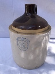 1 Gallon, Ceramic Jug, Acorn Wares, UHL Pottery Company, Huntingburg, Indiana