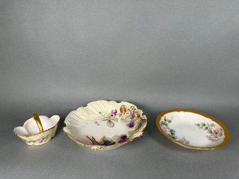 Vintage Porcelain China Painted By Alice Mae
