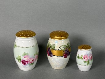 Vintage Handpainted & Signed Salt And Pepper Shakers