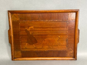 Hand Crafted Vintage Wooden Tray