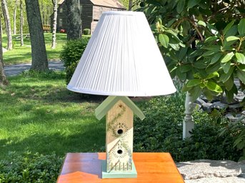 Lovely Creations Wooden Bird House Lamp