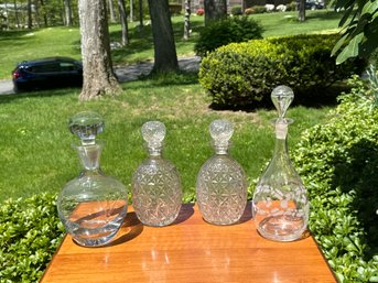 Vintage Glass Decanters