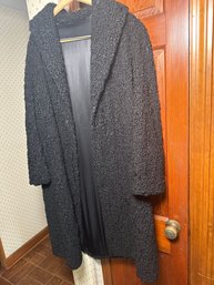 A Black Vintage Navum Coat