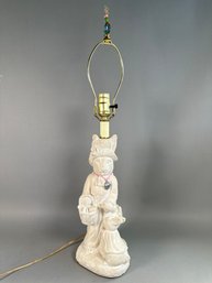 A Whimsical Ceramic Rabbit Lamp