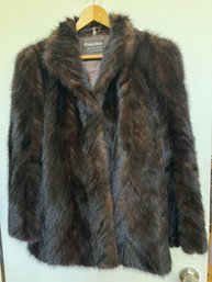 Ladies Mink Coat, Furessence By Vivian Amato, Made In Greece, Size Medium , Never Worn.