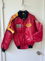 Vintage Watkins Jacket Cigarette World Champions World Speed Record Nylon Is Tacky To The Touch