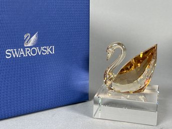 Swarovski Crystal 2015 120th Anniversary Swan Event Figure With Original Box