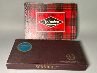 Vintage Tripoley & Scrabble Games