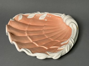 Vintage Fitz & Floyd Ceramic Seashell Dish