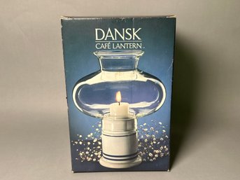 A Vintage Dansk Cafe Lantern In Original Box