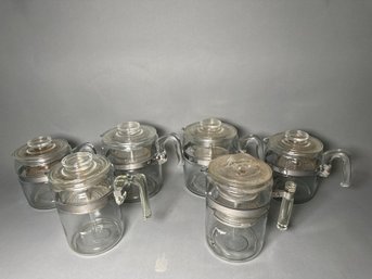 Vintage Pyrex Glass Percolators