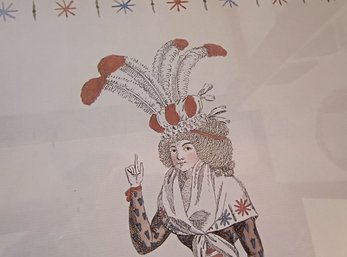 Two Very Pretty Lithographic  Prints Of 19th Century Costume