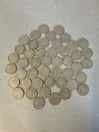 Lot Of 46 Buffalo Nickels From 1906