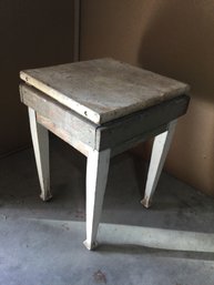 Antique Shoeshine Table