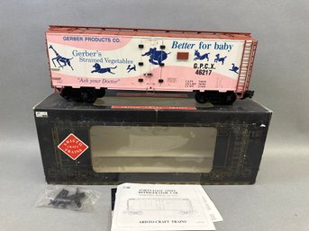 Artiso Craft Trains Reefer Car Gerber Products Company Train, Art-46217