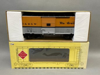 NIB Aristo Craft Trains Steel Box Car Rio Grande Train, Art-46002