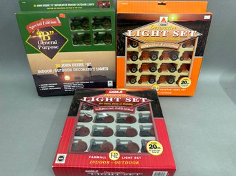 NIB John Deere, Case III & Agco Decorative Lights