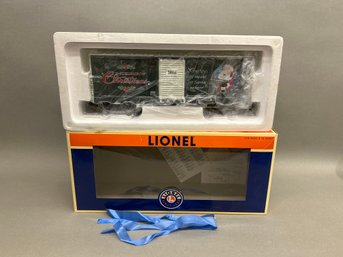 NIB Lionel Trains 2004 Large Scale Christmas Box Car