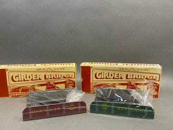 NIB Marx Trains Steel Girder Bridges: Rutland Green & Tuscan, 5571