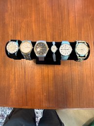 Lot Of Vintage Mens Wristwatches Chapelle Modernist Lucerne Wittnauer
