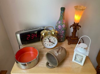 Assortment Home Decor Emerson Research Clock Small Lamp See Photos