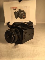 Pentax 645 Medium Format SLR With 75mm Lens