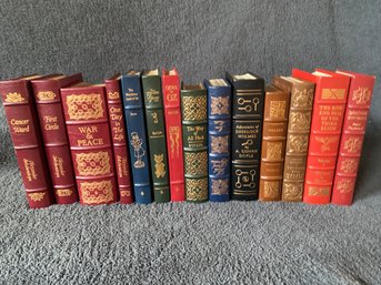 Eaton Press Collectors Edition 14 Leather Bound Classic Novels Wizard Of Oz Baum Doyle Thoreau Zhivago Tolstoy