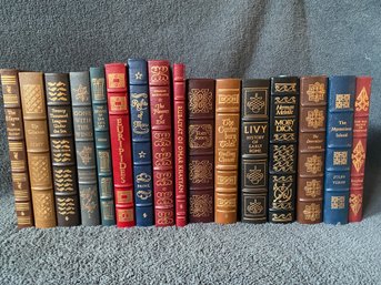 Eaton Press Collectors Edition 16 Leather Bound Classic Novels Moby Dick Rubaiyat Verne Gone Woth Tge Wind