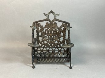 Beautiful Vintage Brass Menorah