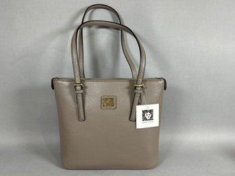 Anne Klein, Taupe Leather 'Perfect Tote' Bag